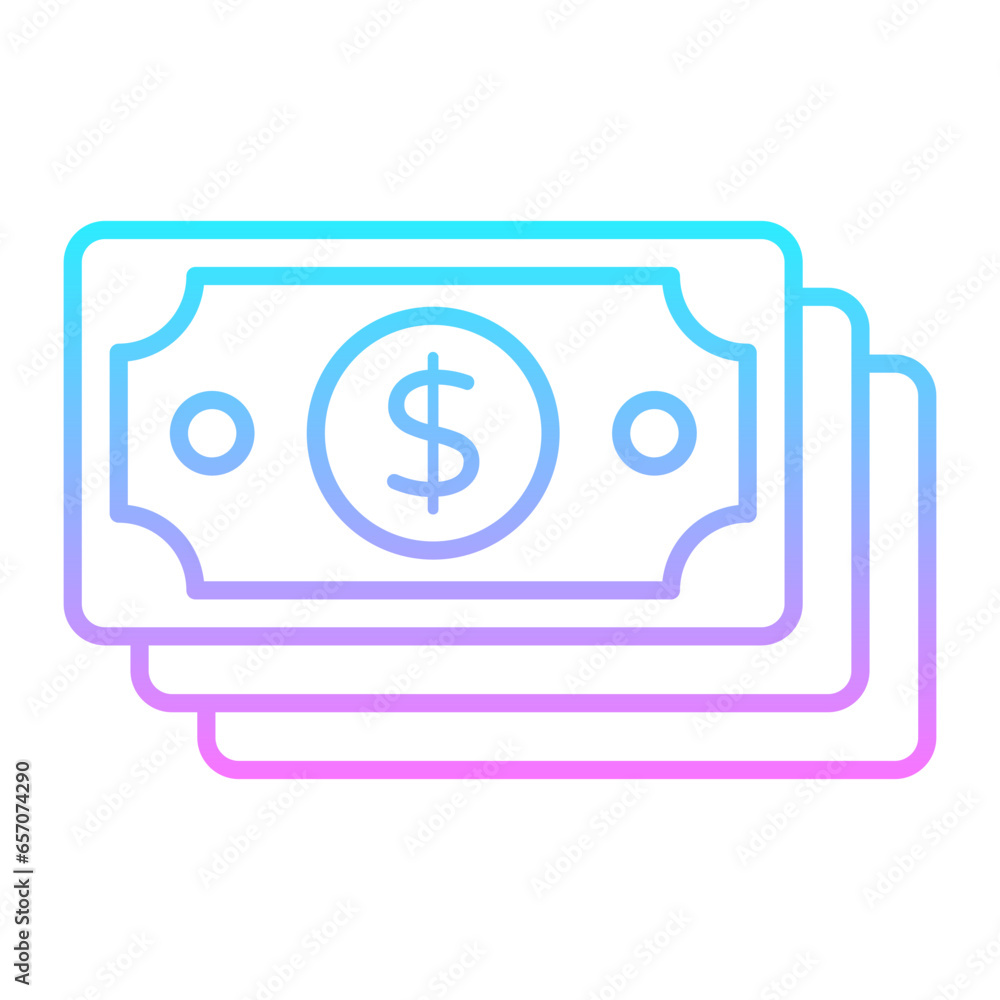 Money Gradient Icon