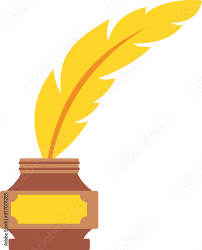 Ink and feather icon