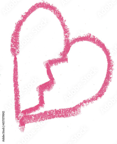 Broken heart marker - 1