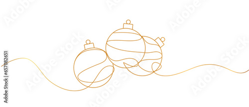 Christmas vector line art style eps 10