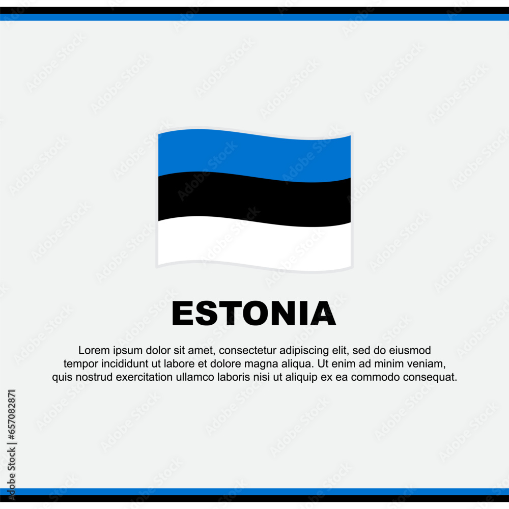 Estonia Flag Background Design Template. Estonia Independence Day Banner Social Media Post. Estonia Design Estonia Flag Background Design Template. Estonia Independence Day Banner Social Media Post. Estonia Design