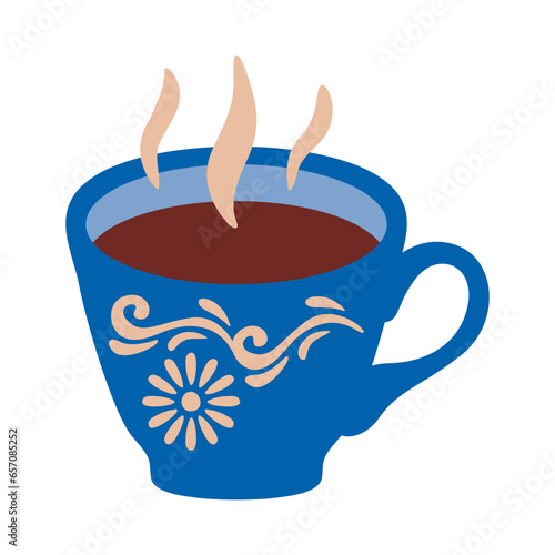 hot tea illustration