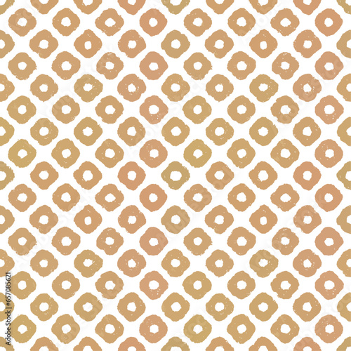 手描き風の鹿の子模様1(シームレス)