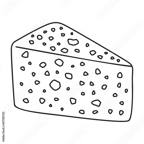 feta cheese illustration