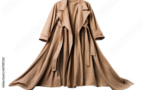 High-Quality Long Coat Clipart Isolated on Transparent Background