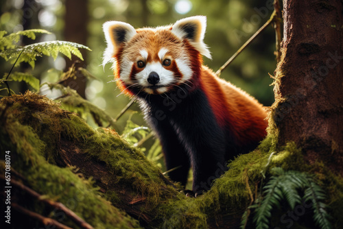 Red Panda in the wild