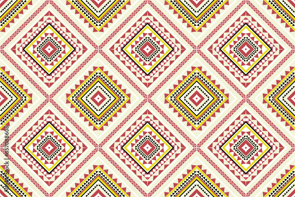 ethnic pattern design, repeat and seamless, geometric and floral element for textile, print, wallpaper or other. ethnic pattern design, repeat and seamless, geometric and floral element for textile, print, wallpaper or other.