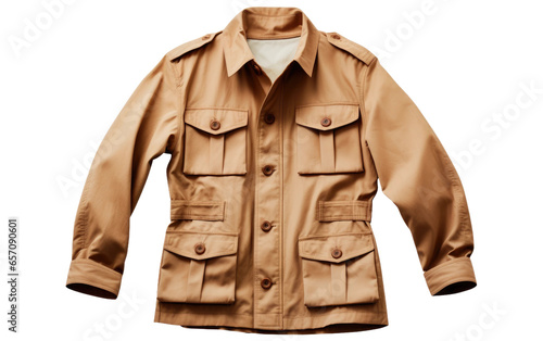 Safari Outerwear Design Isolated on Transparent Background
