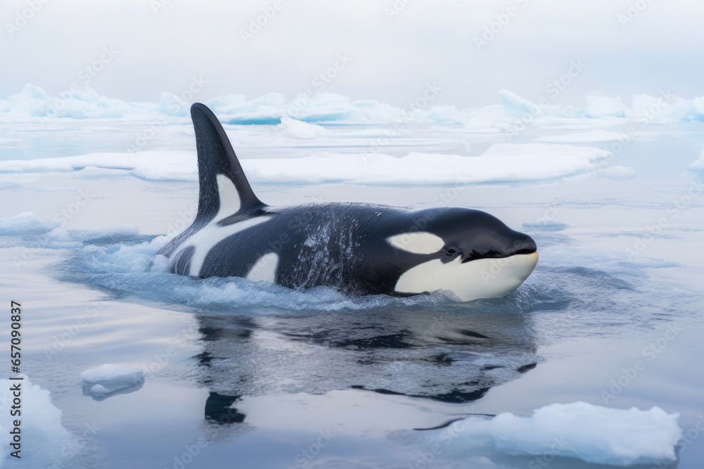 White Giants: Orca Wonders in Frozen Depths