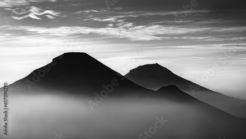 mountain landscape with clouds

Taken from Mountain Bismo peak at Central Java, Dieng - Indonesia