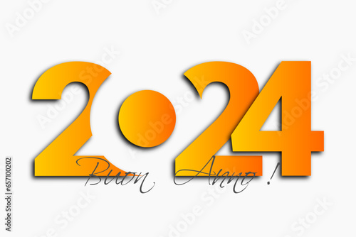 felice anno nuovo - buon anno 2024	