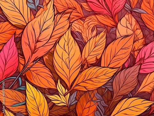 Group Of Colorful Leaves © netsign