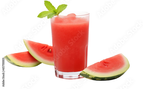 Refreshing Melon Elixir Isolated On Transparent Background