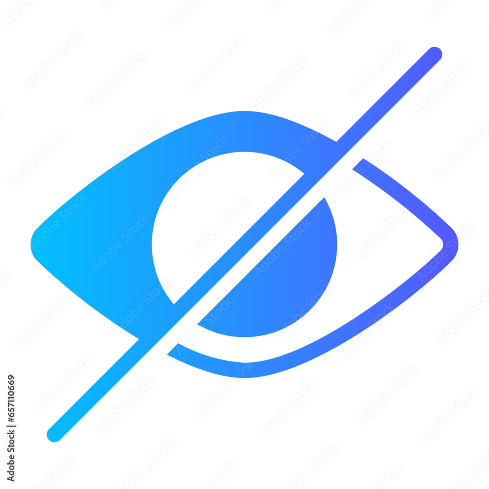 slash gradient icon slash gradient icon