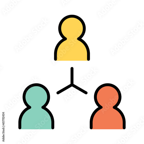 Organization chart icon