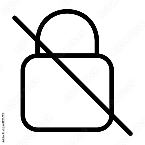 slash line icon