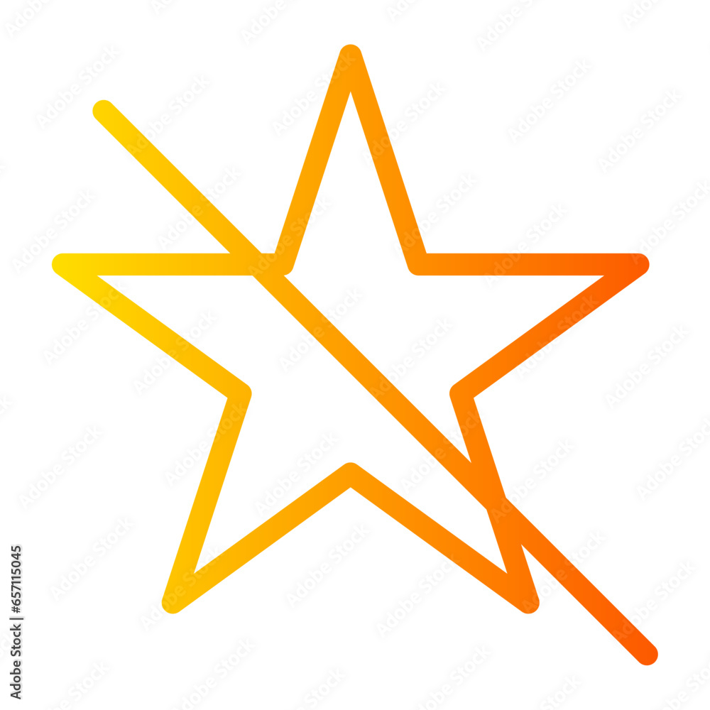 slash gradient icon