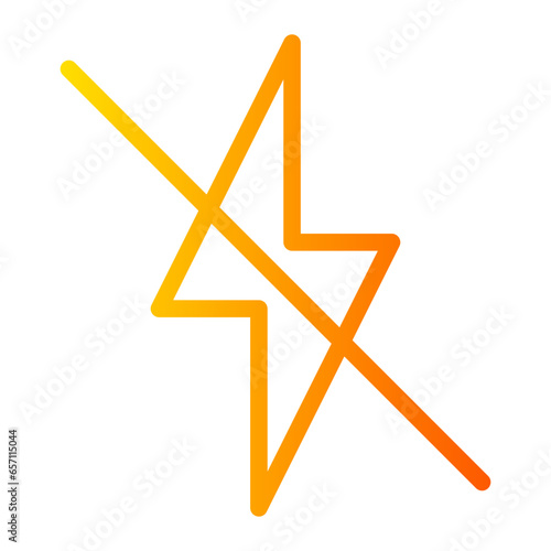 slash gradient icon