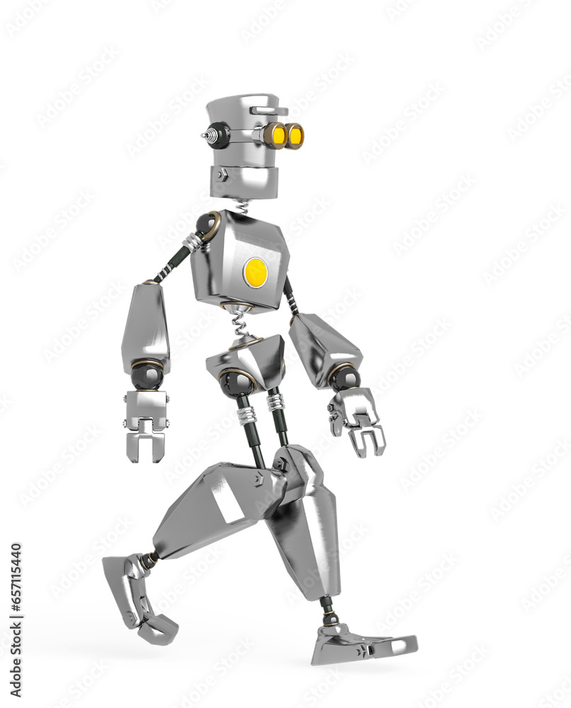 old fashion robot cartoon is walking so cool old fashion robot cartoon is walking so cool