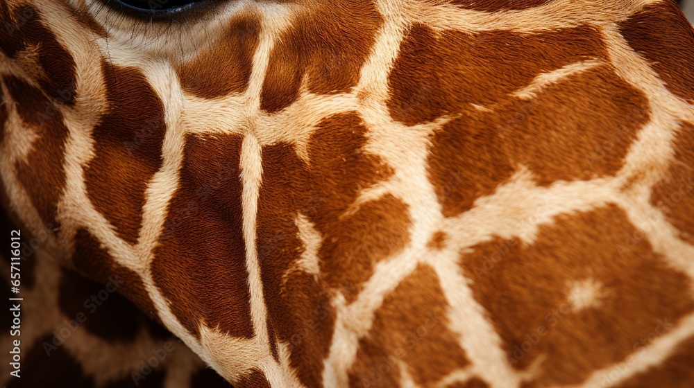 Giraffe fur. Animal fur texture closeup. Intricate Details of Animal Fur Texture Giraffe fur. Animal fur texture closeup. Intricate Details of Animal Fur Texture