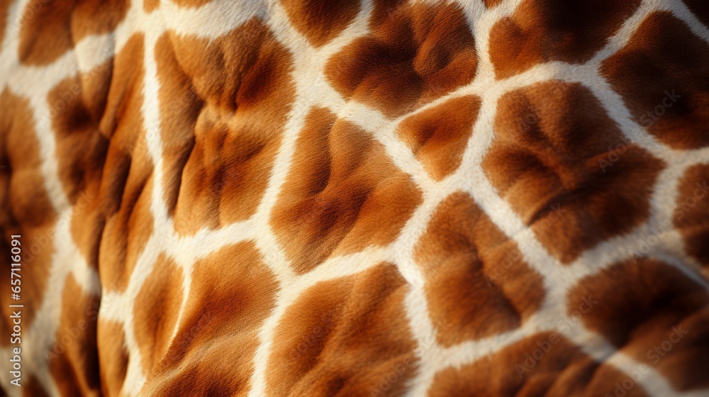 Giraffe fur. Animal fur texture closeup. Intricate Details of Animal Fur Texture. Giraffe fur. Animal fur texture closeup. Intricate Details of Animal Fur Texture.