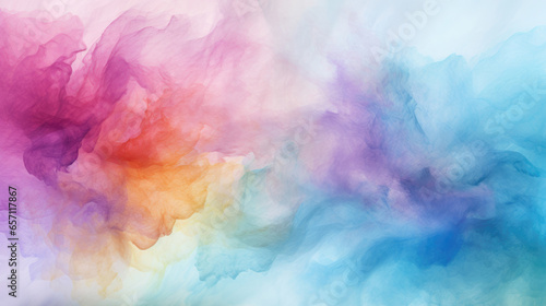 Backdrop out of a Vibrant Symphony of Watercolors: Bright & Seamless Color Blends, Smooth Transitions, Abstract, Fine-Art Sensibility, Suitable Illustrative Background.