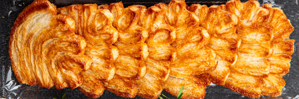 christmas cookie puff pastry biscuits sweet dessert puff sfoglie holiday treat new year and christmas meal food snack on the table copy space food background rustic top view christmas cookie puff pastry biscuits sweet dessert puff sfoglie holiday treat new year and christmas meal food snack on the table copy space food background rustic top view