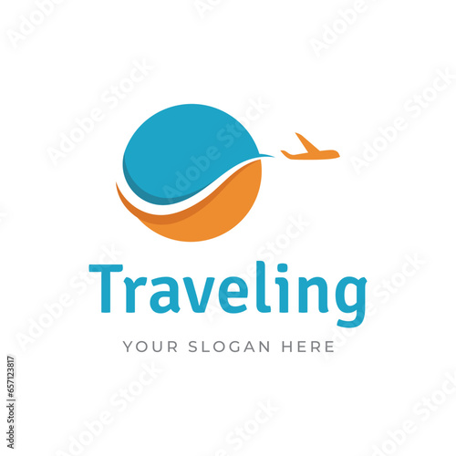 Summer travel agency holiday airlines creative logo design.logo for business, airline ticket agents, holidays and companies.