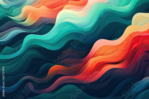 Evocative wave inspired background design for your creative project