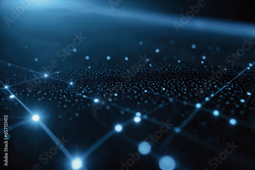 Background of Black Texture Technology Concep