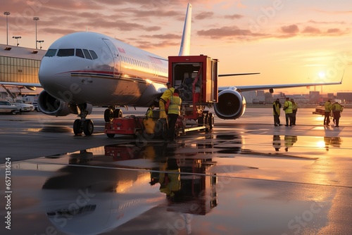 aircraft maintenance process photo