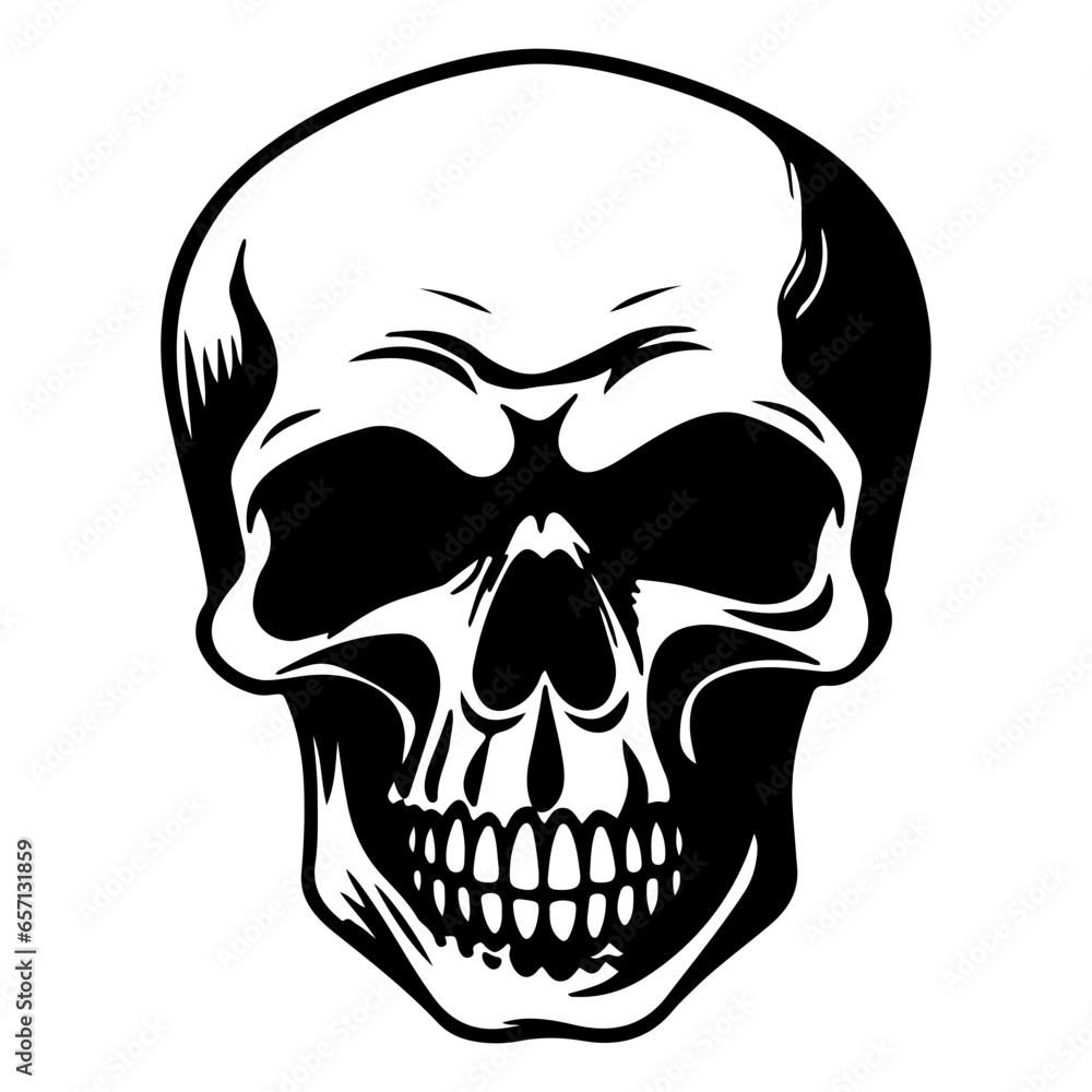 human skull, Danger skull