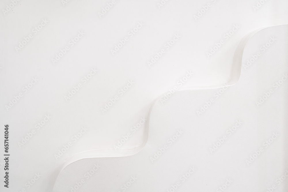 White studio wall texture background with lines curve pattern White studio wall texture background with lines curve pattern