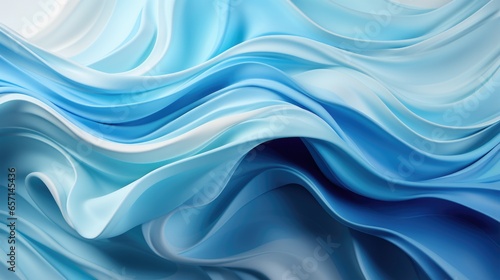 An abstract blue wave wallpaper with different shades blue gives a sense depth dimension movement