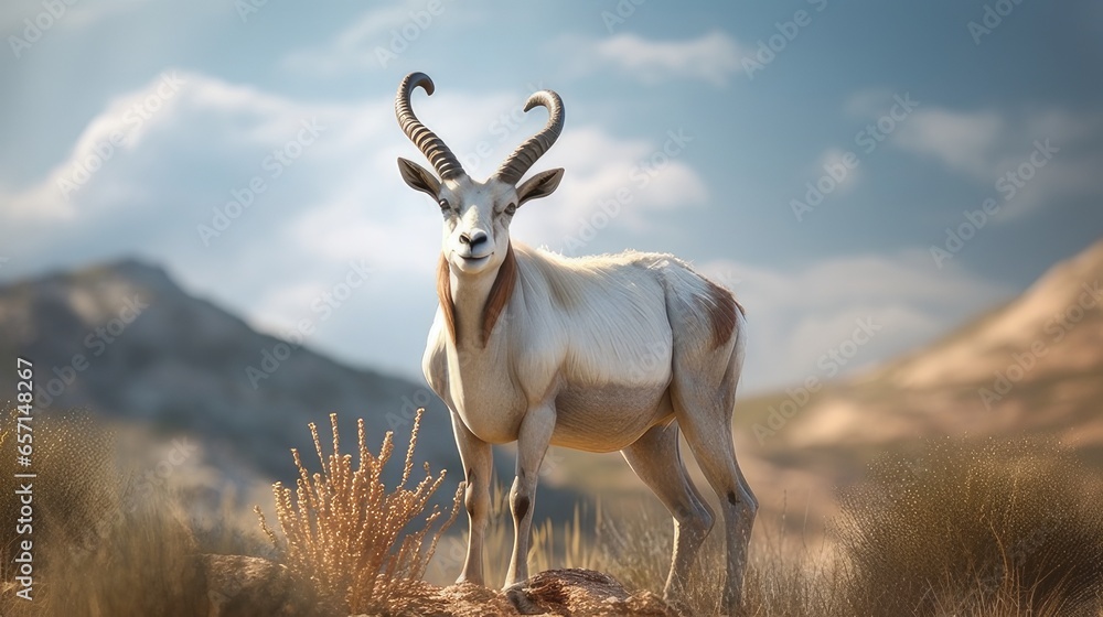 Obraz premium antelope in the mountains