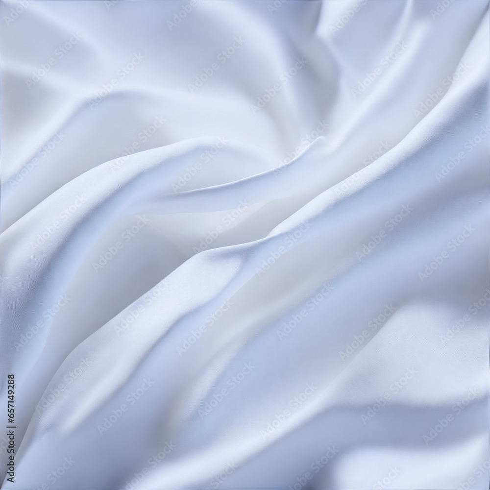 Obraz premium silk fabric background - white silk fabric - Generative AI