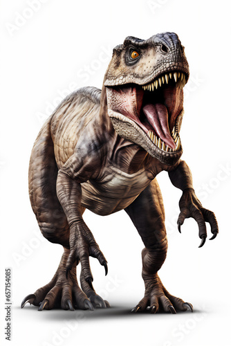 dinosaur t-rex isolated on white