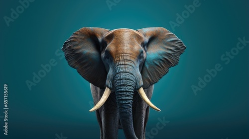 elephant with background © avocadoes