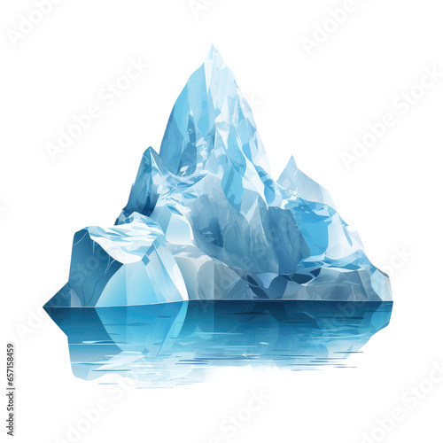  Iceberg isolated object transparent background