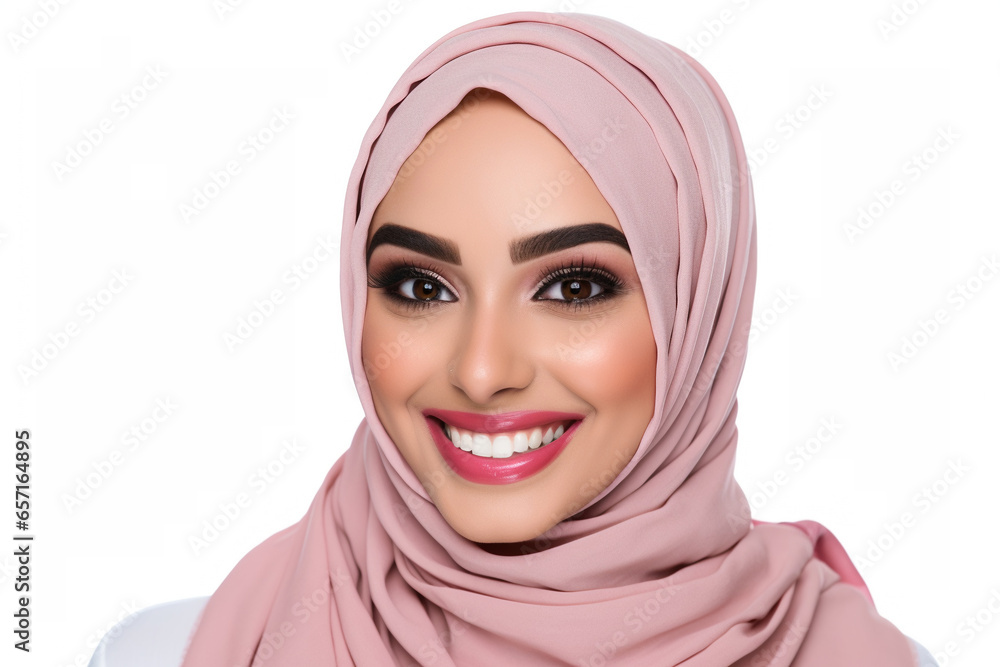 Portrait of beautiful muslim woman. Generative Ai Portrait of beautiful muslim woman. Generative Ai
