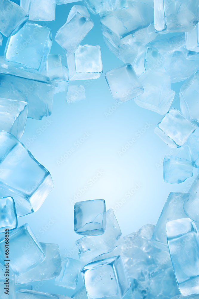 Eiswürfel - Hintergrund Eiswürfel - Hintergrund