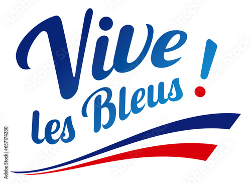 VIVE LES BLEUS ruban