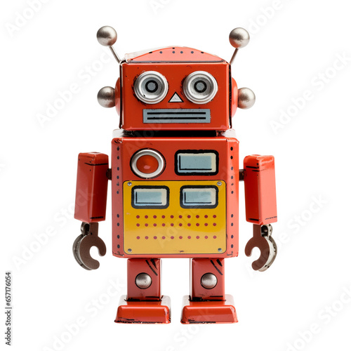 Retro toy robot