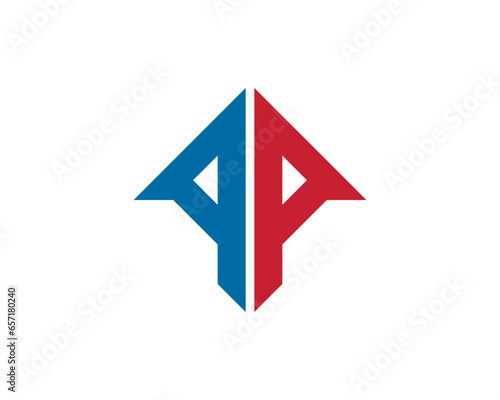 A and P Letter incorporating vector logo
