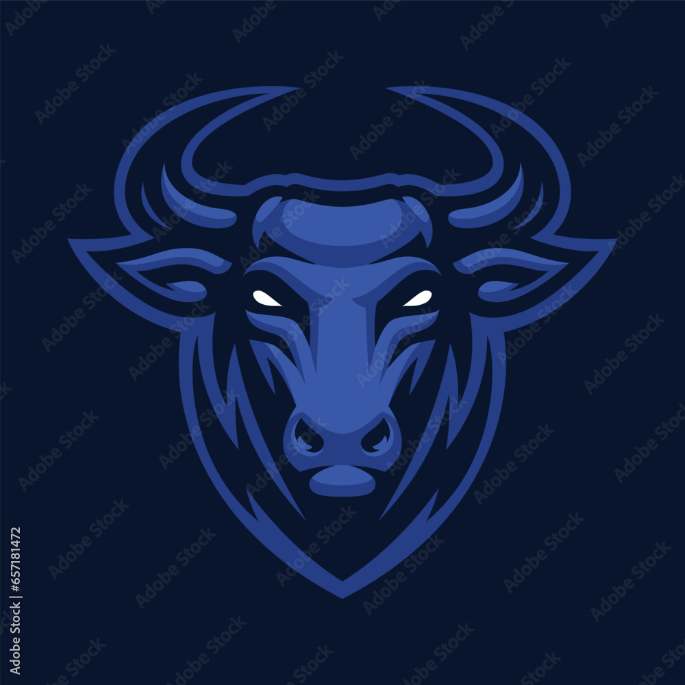 bull vector mascot