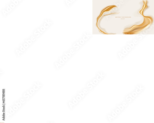 Aesthetic beige and gold golden dust glitter elegant shine background 3d render beauty display vector