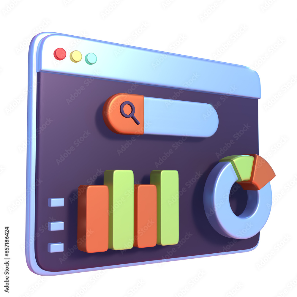 3D Graph and Pie Chart on Website 3D Graph and Pie Chart on Website
