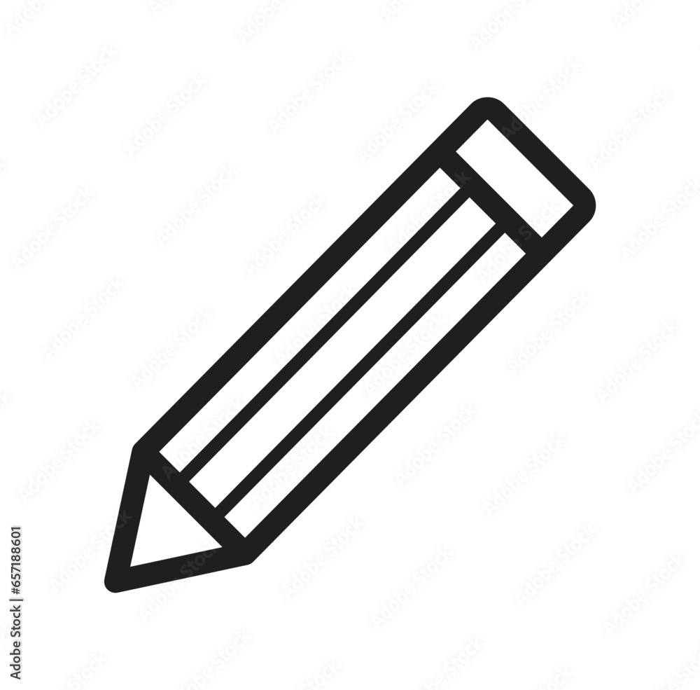 Pencil flat icon. Single high quality outline symbol of graduation for web design or mobile app. Thin line signs of education for design logo, visit card, etc. Outline logo of school
Pencil flat icon. Single high quality outline symbol of graduation for web design or mobile app. Thin line signs of education for design logo, visit card, etc. Outline logo of school