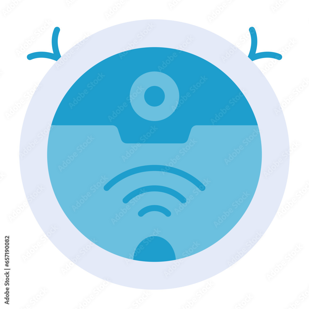 Fototapeta premium Robot Vacuum Icon