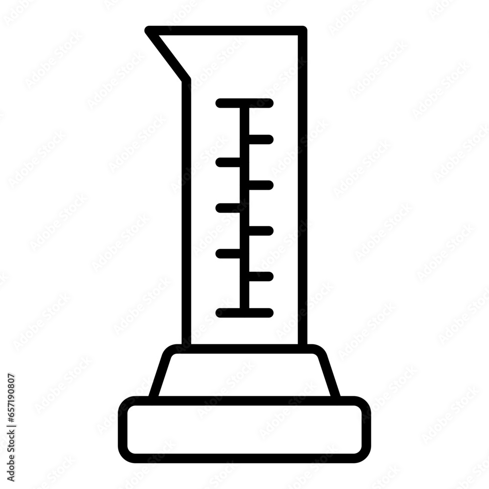 Graduated Cylinder Icon Graduated Cylinder Icon